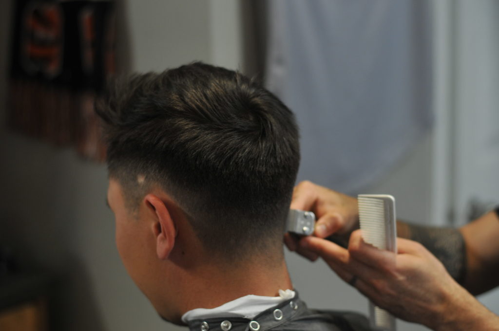 Barber Giving Haircut in Ottawa